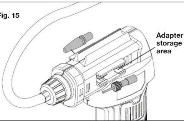 Sun Joe 24VAJCLTE - Air Hose + Adapters Storage - 2