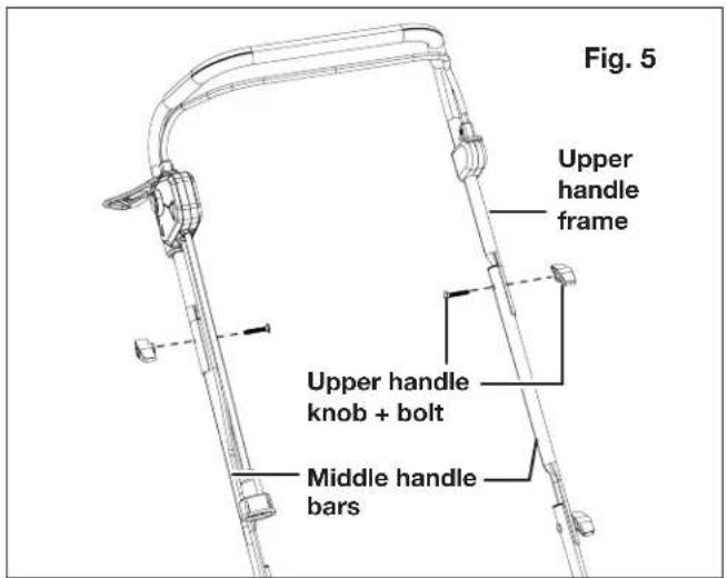 Sun Joe AJ805E - Connecting the Handle Bars - 3