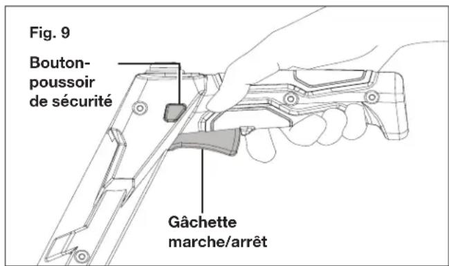 Sun Joe 24VX2OGVCT - Démarrage et arrêt - 2