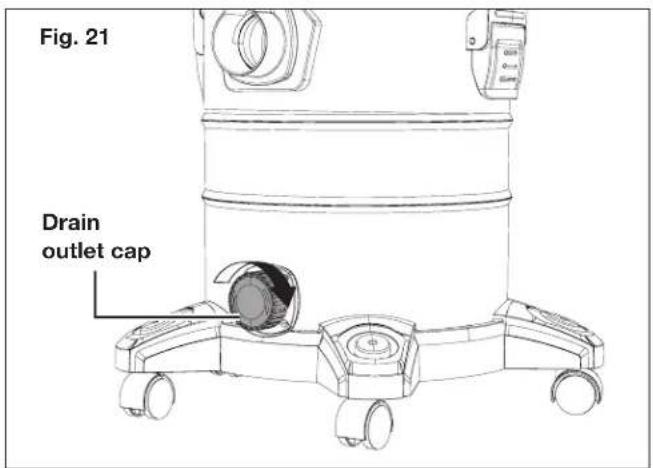 Fig. 21 Drain outlet cap