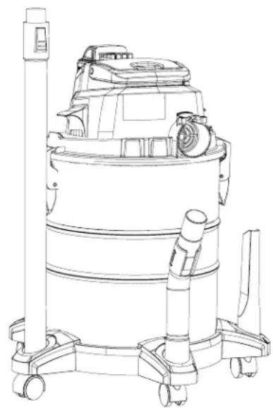 Sun Joe 24VWDV6000 - Almacenamiento - 1