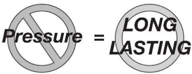 Pressure = LONG LASTING