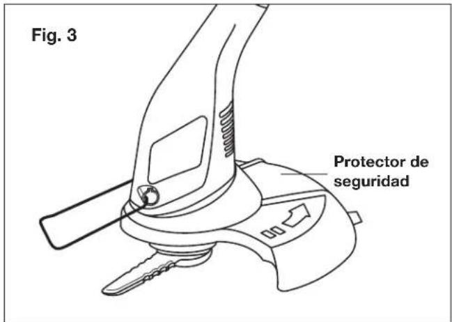 Sun Joe SB602E - Colocación del protector de seguridad - 2