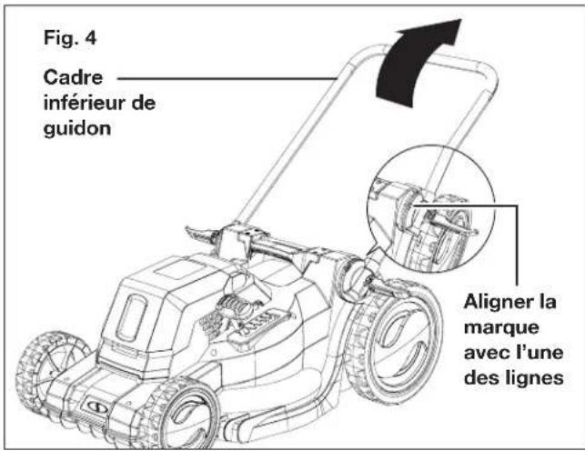 Sun Joe 24VX216LM - Assemblage du guidon - 1