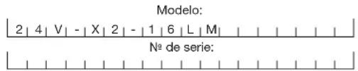 Sun Joe 24VX216LM - Modelo y número de série - 1