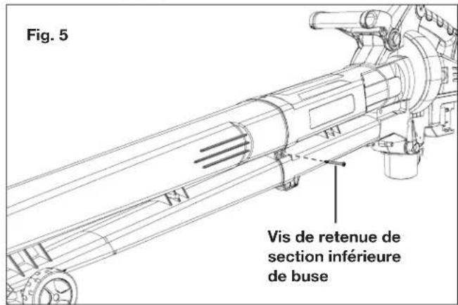 Sun Joe 24VX2BVM143CT - Assemblage de la section inférieure de la buse - 2