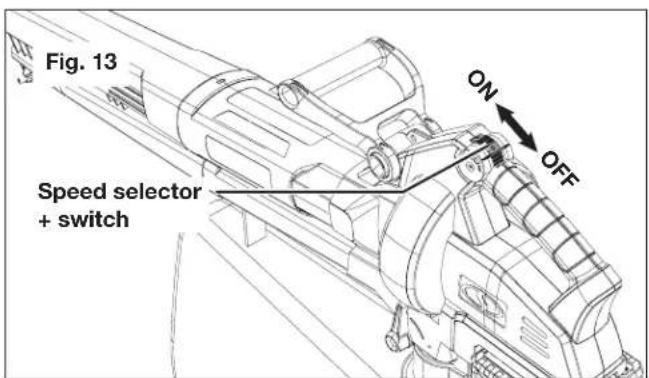 Sun Joe 24VX2BVM143CT - Starting + Stopping - 2
