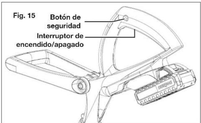 Sun Joe 24VSB10CT - Interruptor de encendido/apagado - 1