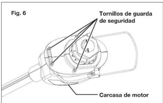 Sun Joe 24VSB10CT - Colocacion del protector - 1