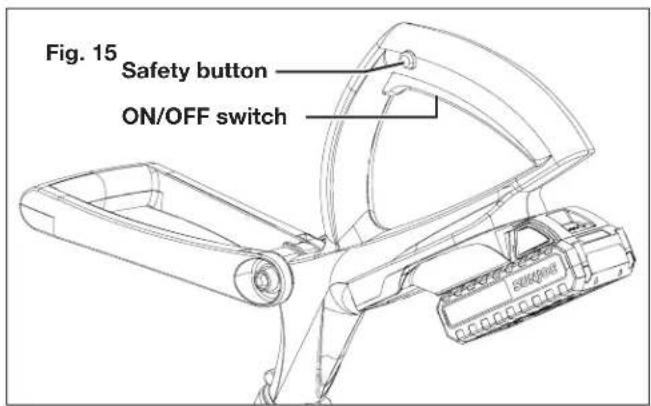 Sun Joe 24VSB10CT - ON/OFF Switch - 1