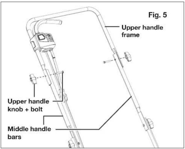 Sun Joe AJ798E - Connecting the Handle Bars - 3