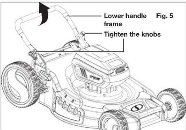 Sun Joe 24VX221LMSPCT - Handle Assembly - 1