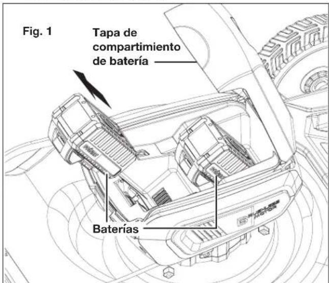 Sun Joe 24VX221LMSPCT - Carga de las baterias - 1