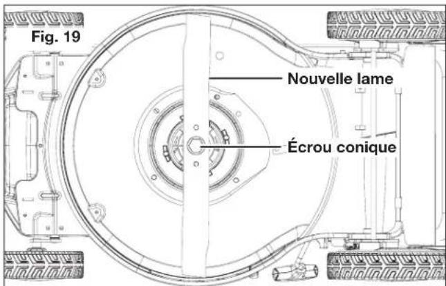 Sun Joe 24VX221LMSPCT - Changement de lame - 3