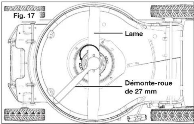 Sun Joe 24VX221LMSPCT - Changement de lame - 1