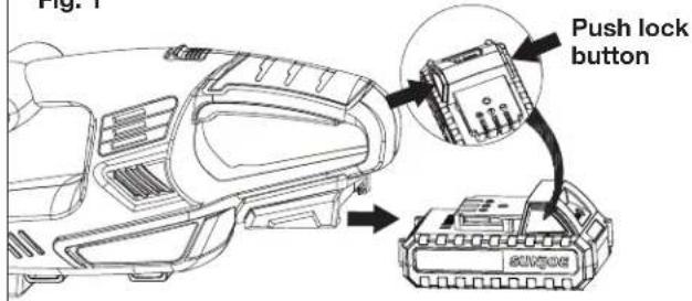 Sun Joe 24VHT18CT - Charging the Battery - 1