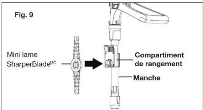 Sun Joe 24VSB10LTE - Pose du compartiment de rangement - 3