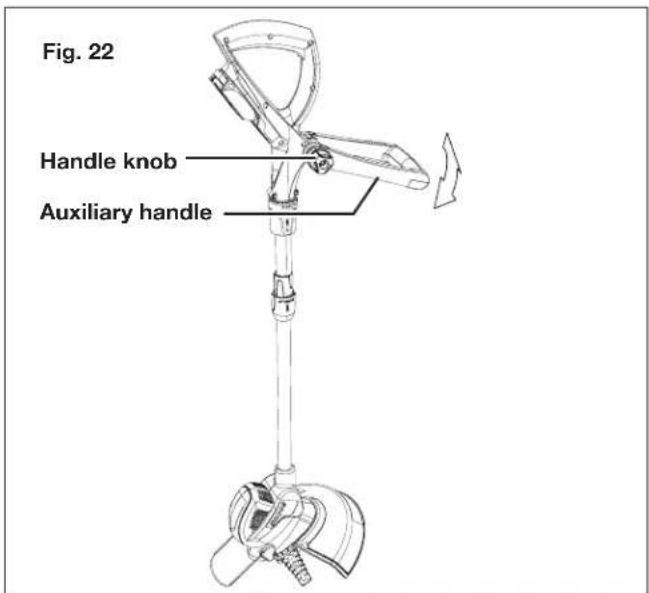 Fig. 22 Handle knob Auxiliary handle