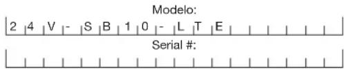 Sun Joe 24VSB10LTE - Modelo y número de serie - 1