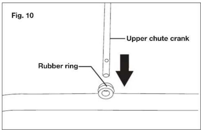 Snow Joe 24VX2SB18XR - Chute Crank Assembly - 1