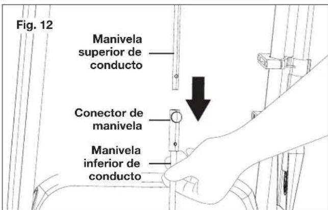 Snow Joe 24VX2SB18XR - Ensemblado de la manivela del conducto - 3