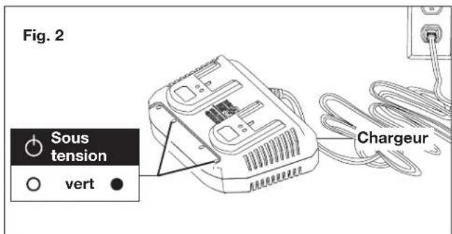 Snow Joe 24VX2SB18XR - Comment charger les batteries - 2