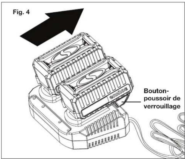 Snow Joe 24VX2SB18XR - Comment charger les batteries - 4