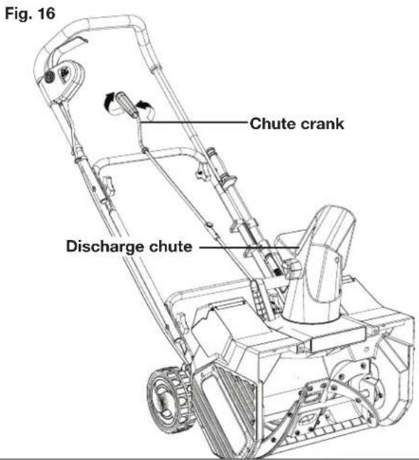 Snow Joe 24VX2SB18XR - WARNING - 2