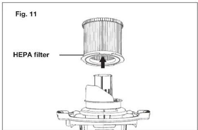 Sun Joe SWD12000 - Cleaning the HEPA filter - 1