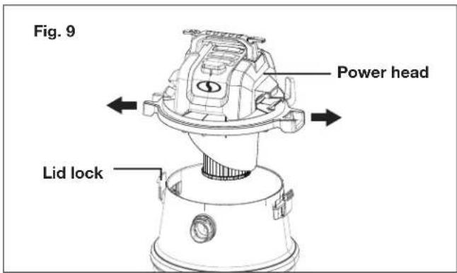 Sun Joe SWD12000 - Releasing and Assembling the Power Head - 1