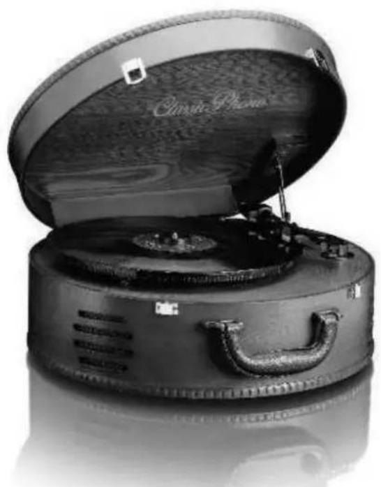 LENCO TT34 - Tourne-disque en bois avec port USB - 1