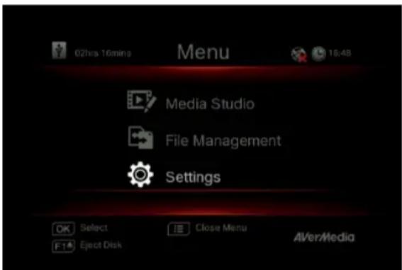 AVERMEDIA Live Gamer Ultra GC553 - Chapter 6 OSD Menu - 2