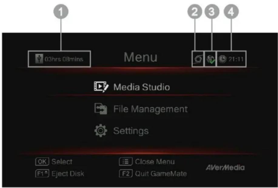 AVERMEDIA Live Gamer Ultra GC553 - Chapter 6 OSD Menu - 1