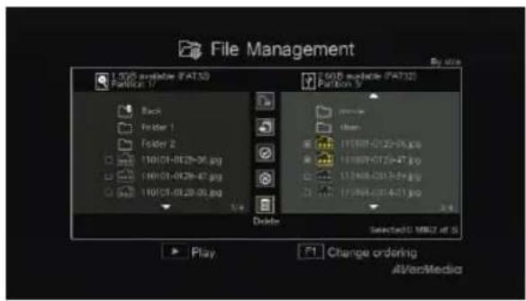 AVERMEDIA Live Gamer Ultra GC553 - Dateien von der internen Festplatte auf den USB-Datenträger kopieren - 1