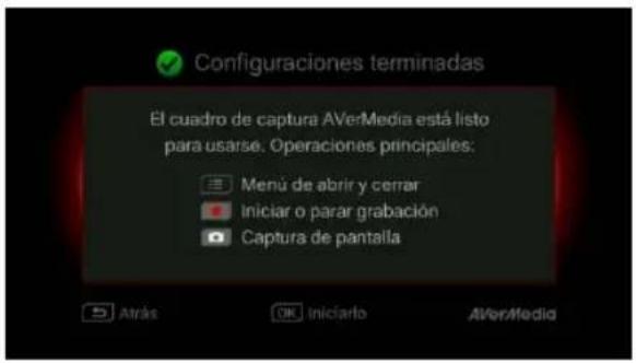 AVERMEDIA Live Gamer Ultra GC553 - Finalización del asistente de instalación - 1