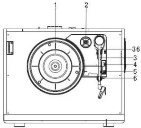 BIGBEN TD113SPS - ONDERDELEN / KNOPPEN - 1