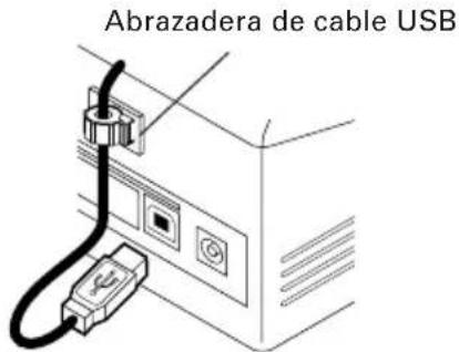 Abrazadera de cable USB