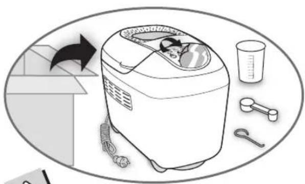 TEFAL Home Bread OW5005 - Vor dem Gebrauch - 1