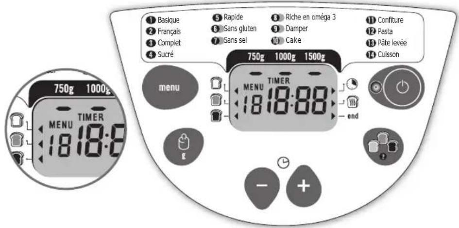 TEFAL Home Bread OW5005 - Användning av bakmaskinen - 1