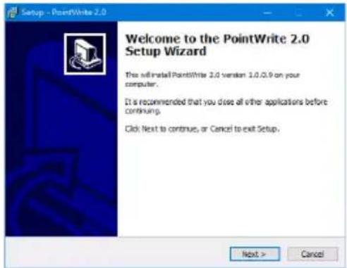 BENQ PointWrite PW30U - Installation du pilote - 1