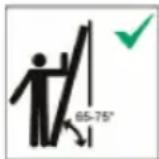 Norstep 57631 - Plassering og oppstilling av stigen - 1