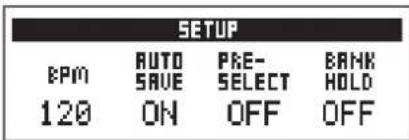 ZOOM G1X Four - Pressez SETTING - 2