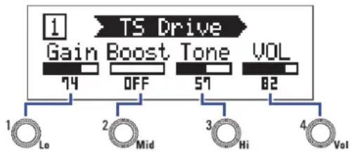 ZOOM G1X Four - Tournez ^1 Co 4 Vol - 1