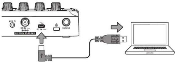 ZOOM G1X Four - Mise à jour du firmware - 1
