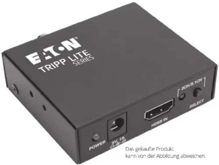 Tripp Lite P130000AUDIO - K HDMI Audio Signalseparator/Extraktor - 1