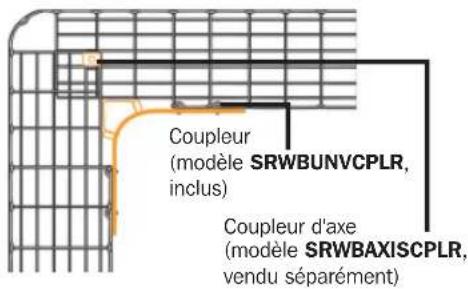 Tripp Lite SmartRack SRWBARCBFFL - Coudes de 90^ - 4