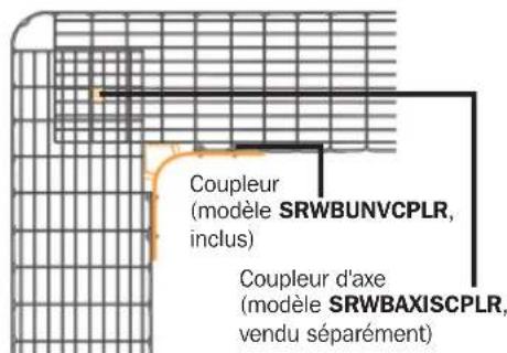 Tripp Lite SmartRack SRWBARCBFFL - Coudes de 90^ - 6