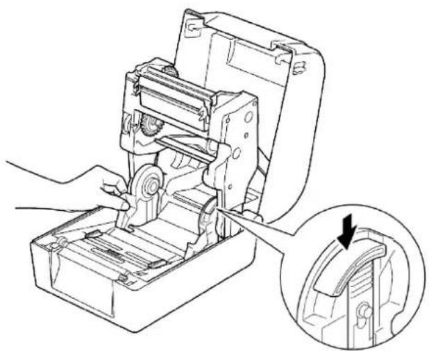BROTHER TD4650TNWBR - Installer le porte-rouleau externe (Facultatif) - 1