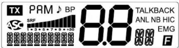 TX PRM BP SRF 1 • 3 • 5 • 7 • 9 • +30 TALKBACK ANL NB HIC EMG F