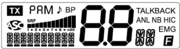 TX PAM BP SRF 1 3 5 7 9 30 TALKBACK ANL NB HIC EMG F